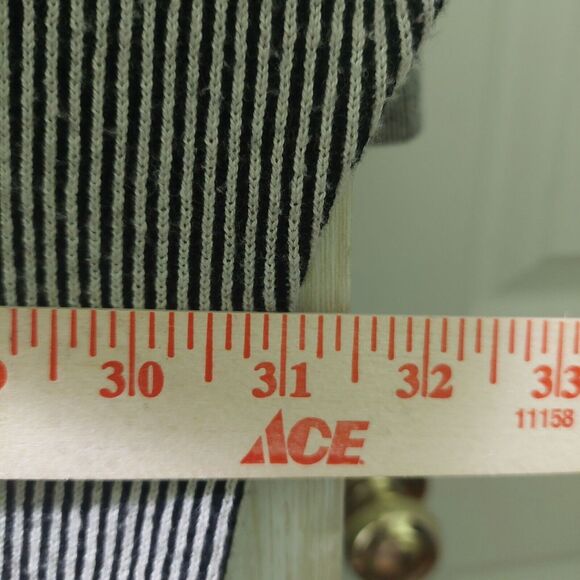 Cabi Women's Zip Cardigan/Top Black/White 3/4 Sleeve Side Ties Size Small - Picture 9 of 10